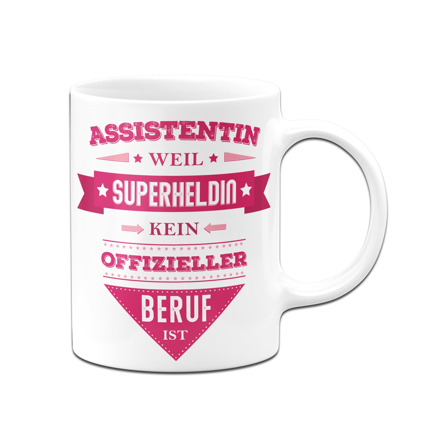 Bild: Tasse - Assistentin, weil Superheldin kein offizieller Beruf ist. Geschenkidee