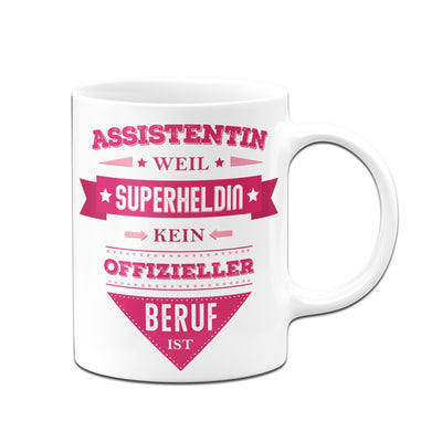 Bild: Tasse - Assistentin, weil Superheldin kein offizieller Beruf ist. Geschenkidee