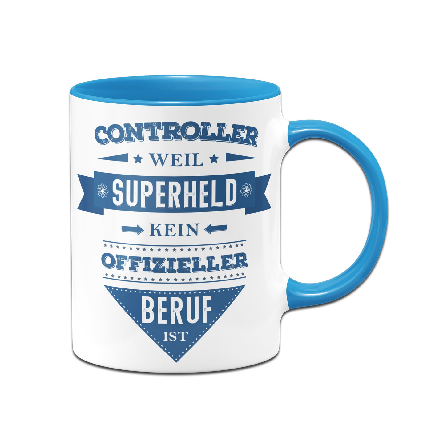 Bild: Tasse - Controller, weil Superheld kein offizieller Beruf ist. Geschenkidee