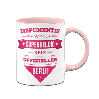 Bild: Tasse - Disponentin, weil Superheldin kein offizieller Beruf ist. Geschenkidee