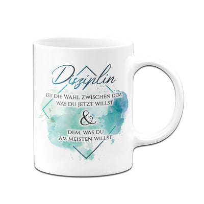 Bild: Tasse - Disziplin Geschenkidee