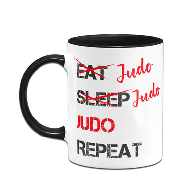 Bild: Tasse - EAT SLEEP JUDO REPEAT Geschenkidee