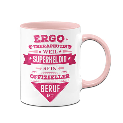 Bild: Tasse - Ergotherapeutin, weil Superheldin kein offizieller Beruf ist. Geschenkidee