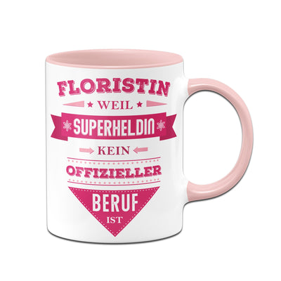 Bild: Tasse - Floristin, weil Superheldin kein offizieller Beruf ist. Geschenkidee