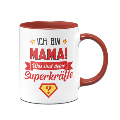 Bild: Tasse - Ich bin Mama! Was sind deine Superkräfte? Geschenkidee