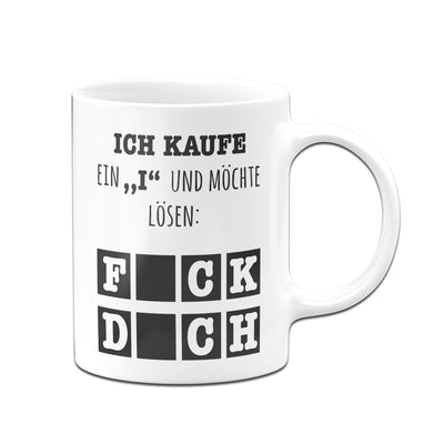 Bild: Tasse - Ich kaufe ein "i" und möchte lösen Geschenkidee