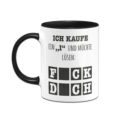 Bild: Tasse - Ich kaufe ein "i" und möchte lösen Geschenkidee