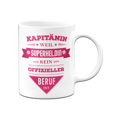 Bild: Tasse - Kapitänin, weil Superheldin kein offizieller Beruf ist. Geschenkidee