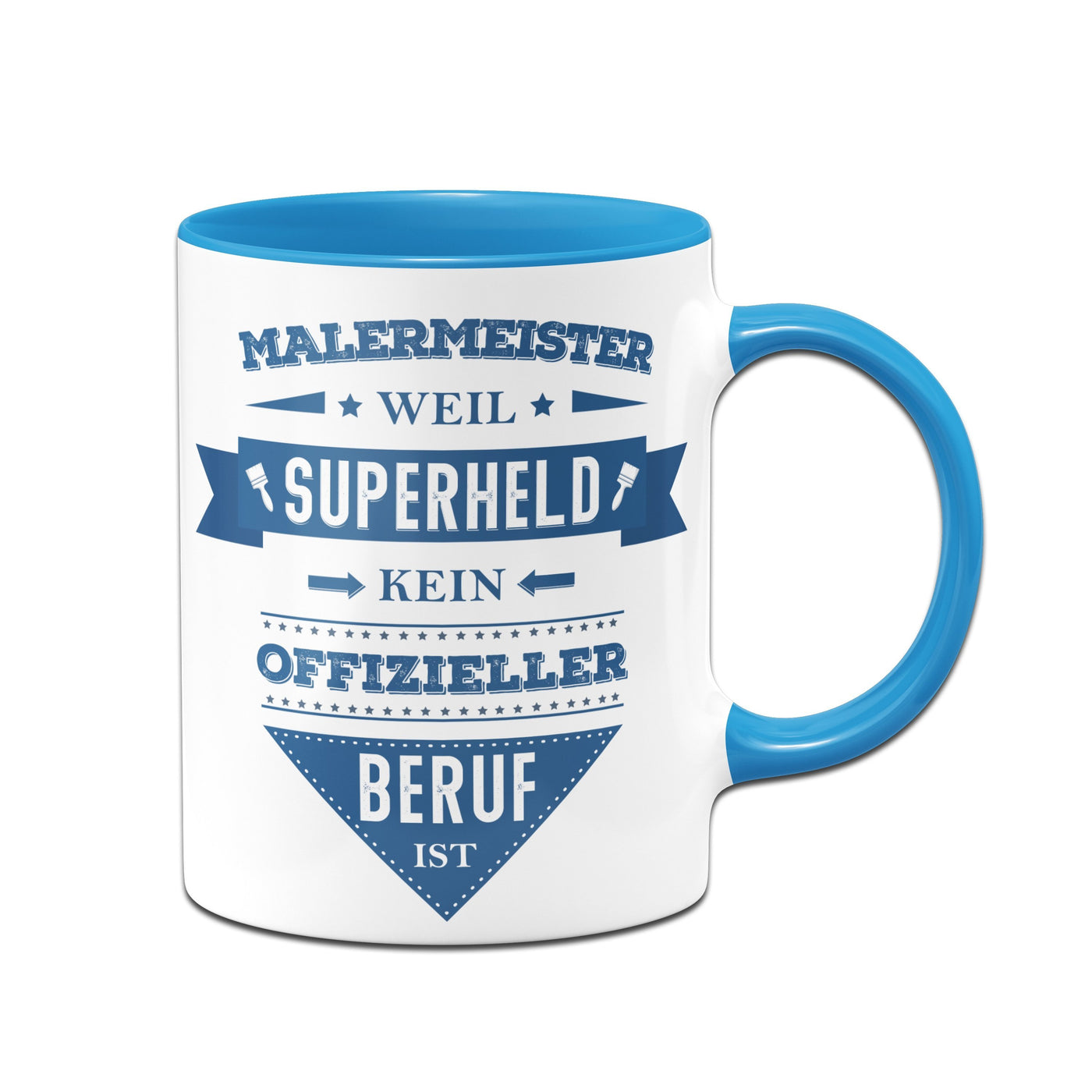 Bild: Tasse - Malermeister, weil Superheld kein offizieller Beruf ist. Geschenkidee