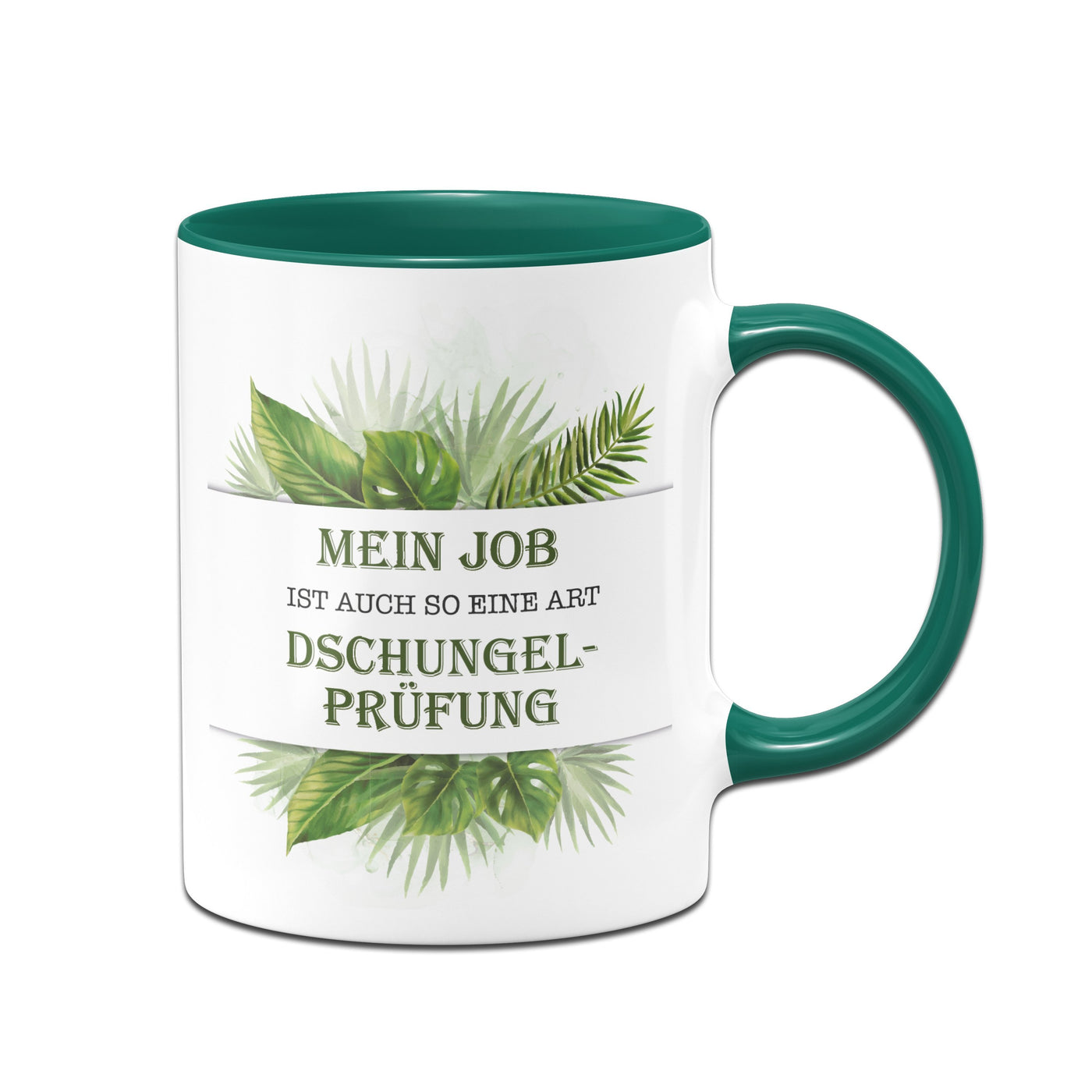Bild: Tasse - Mein Job ist auch so eine Art Dschungelprüfung. Geschenkidee