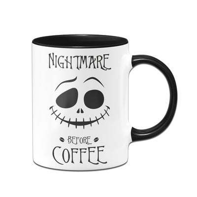 Bild: Tasse - Nightmare before coffee Geschenkidee