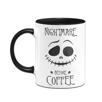 Bild: Tasse - Nightmare before coffee Geschenkidee