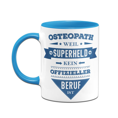 Bild: Tasse - Osteopath, weil Superheld kein offizieller Beruf ist. Geschenkidee