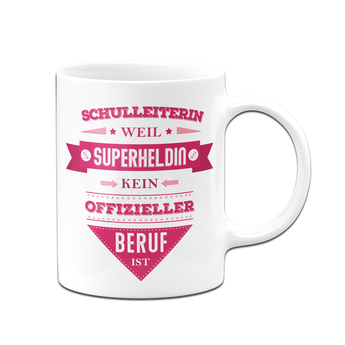Bild: Tasse - Schulleiterin, weil Superheldin kein offizieller Beruf ist. Geschenkidee
