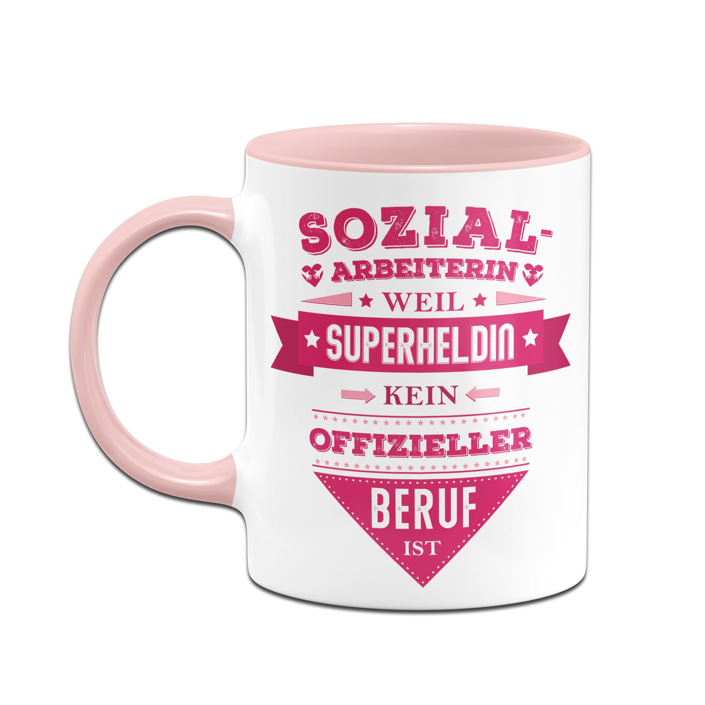 Bild: Tasse - Sozialarbeiterin, weil Superheldin kein offizieller Beruf ist. Geschenkidee