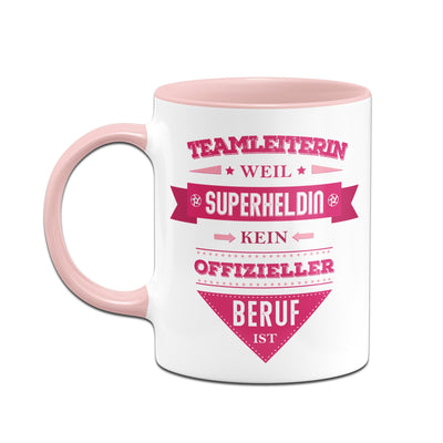 Bild: Tasse - Teamleiterin, weil Superheldin kein offizieller Beruf ist. Geschenkidee