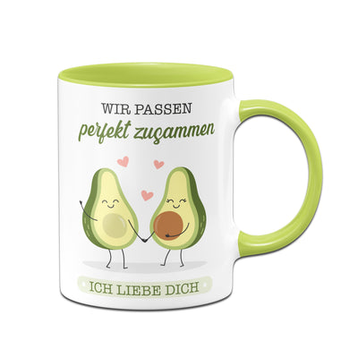 Bild: Tasse - Wir passen perfekt zusammen! Ich liebe dich! Geschenkidee