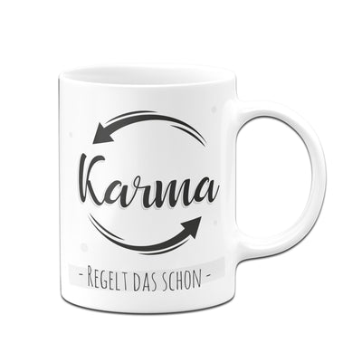 Bild: Tasse - Karma regelt das schon Geschenkidee