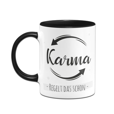 Bild: Tasse - Karma regelt das schon Geschenkidee