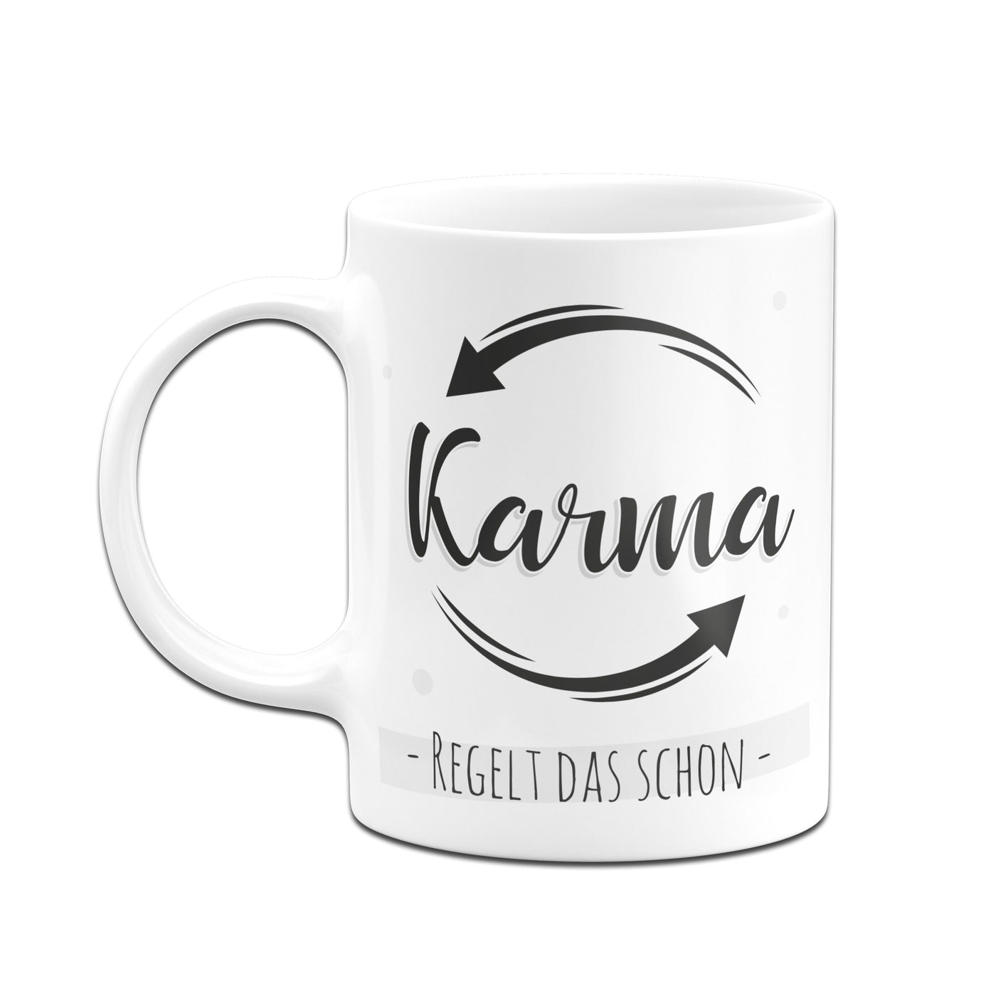 Bild: Tasse - Karma regelt das schon Geschenkidee