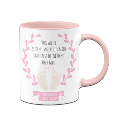 Bild: Tasse - Von allen Seiten umgibst du mich Psalm 139,5 Geschenkidee