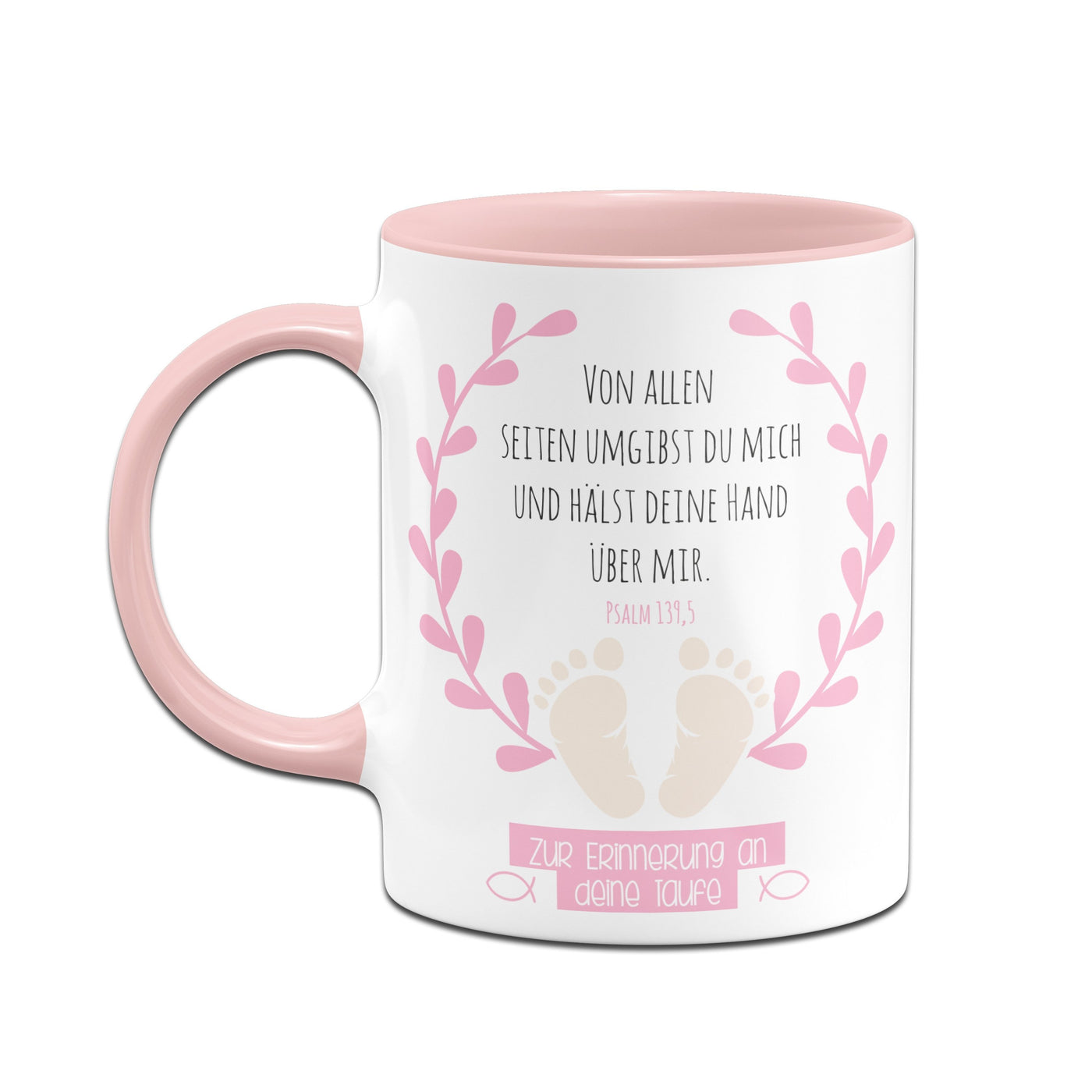 Bild: Tasse - Von allen Seiten umgibst du mich Psalm 139,5 Geschenkidee