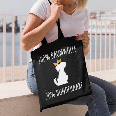 Bild: Baumwolltasche - 100% Baumwolle 20% Hundehaare Geschenkidee