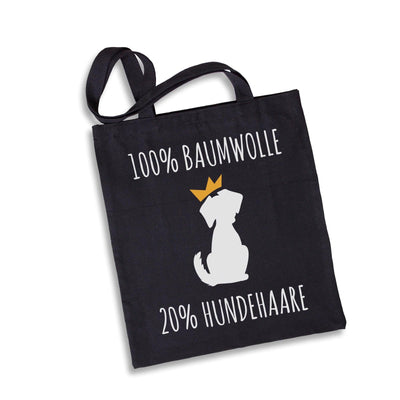 Bild: Baumwolltasche - 100% Baumwolle 20% Hundehaare Geschenkidee