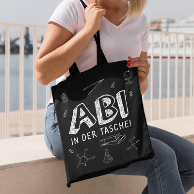 Bild: Baumwolltasche - Abi in der Tasche! Geschenkidee