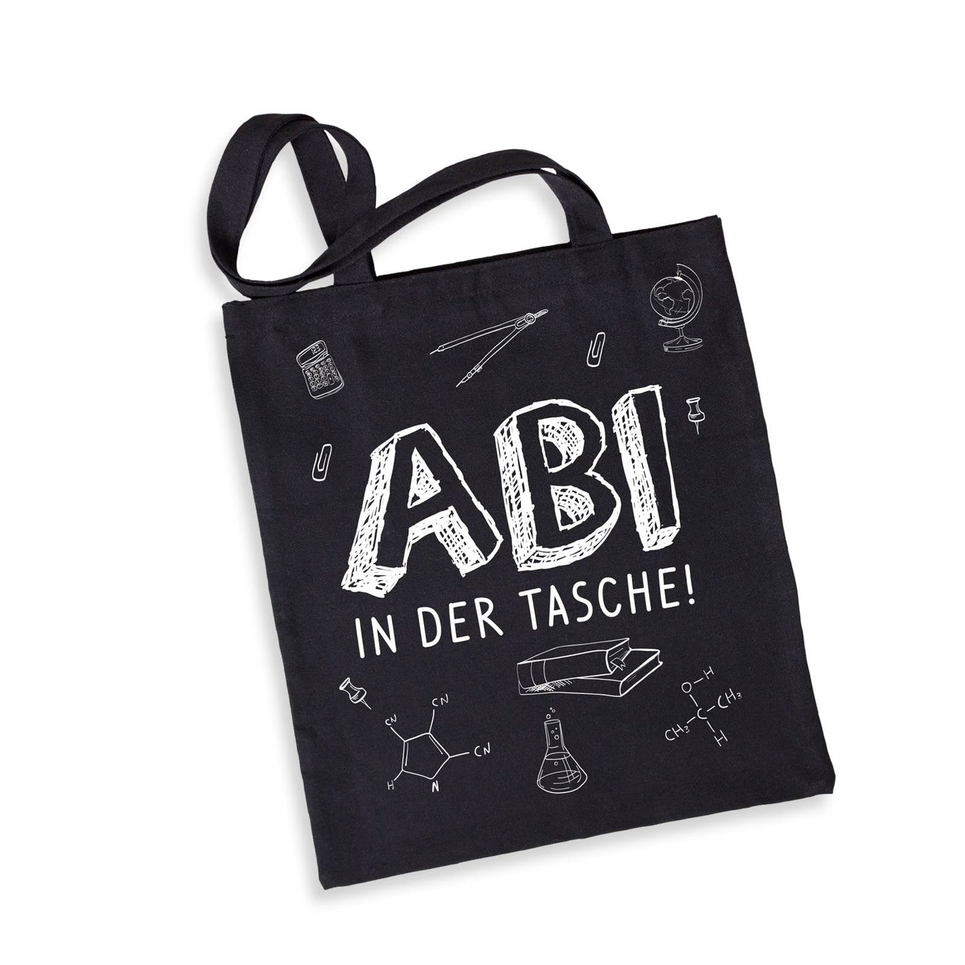 Bild: Baumwolltasche - Abi in der Tasche! Geschenkidee