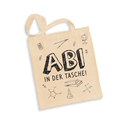 Bild: Baumwolltasche - Abi in der Tasche! Geschenkidee