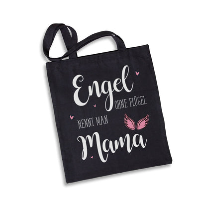 Bild: Baumwolltasche - Engel ohne Flügel nennt man Mama. Geschenkidee