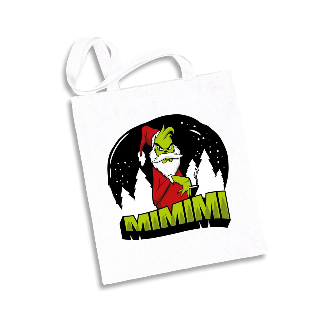 Bild: Baumwolltasche - Grinch - Mimimi Geschenkidee