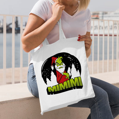 Bild: Baumwolltasche - Grinch - Mimimi Geschenkidee