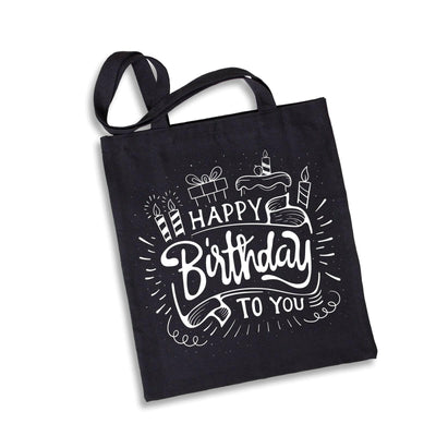 Bild: Baumwolltasche - Happy Birthday Geschenkidee