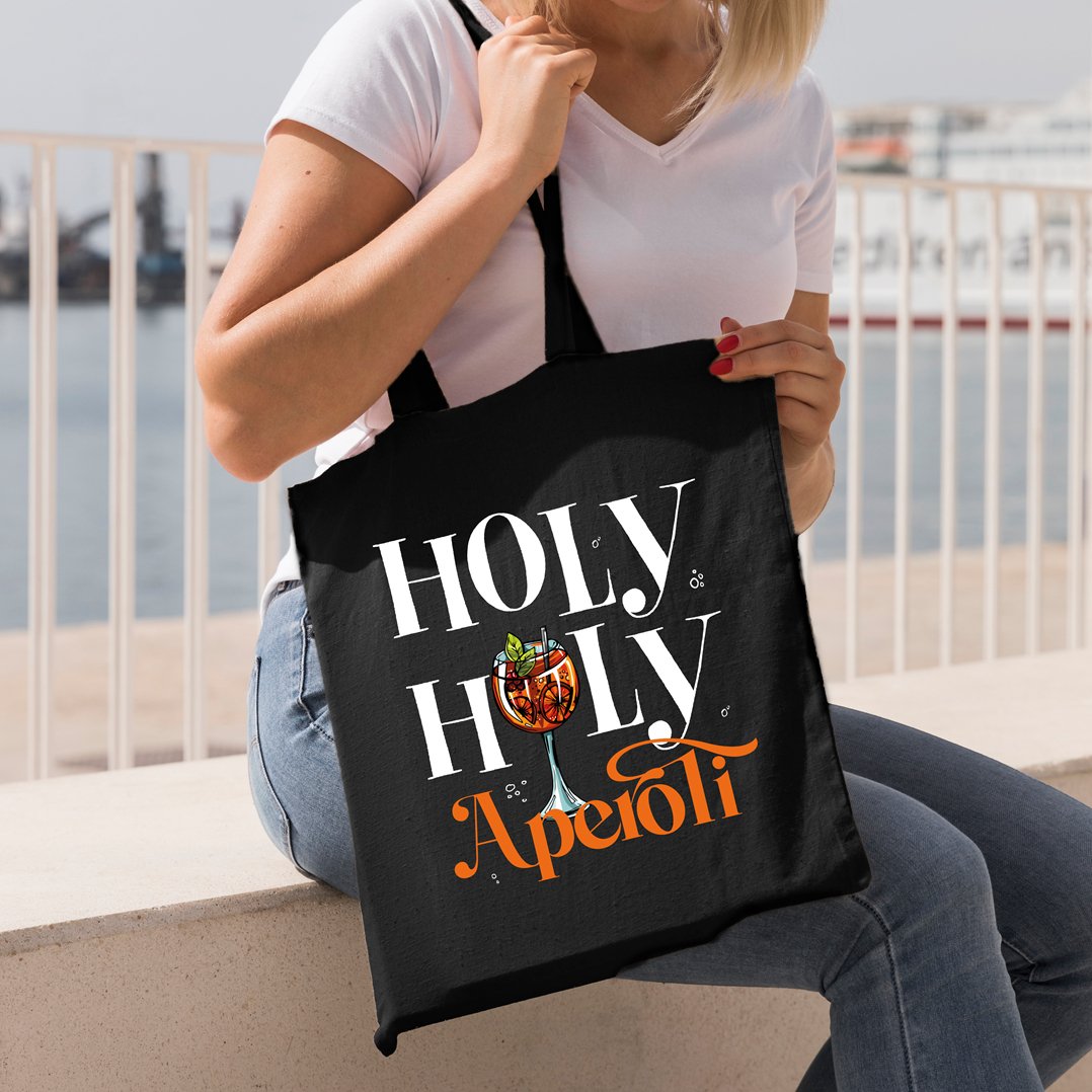 Bild: Baumwolltasche - Holy Holy Aperoli Geschenkidee