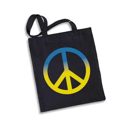 Bild: Baumwolltasche - Peace - Frieden für die Ukraine Geschenkidee