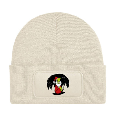 Bild: Beanie Mütze - Grinch Geschenkidee