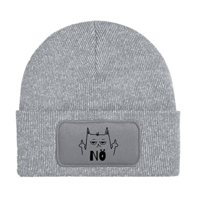 Bild: Beanie Mütze - Nö (Katze) Geschenkidee