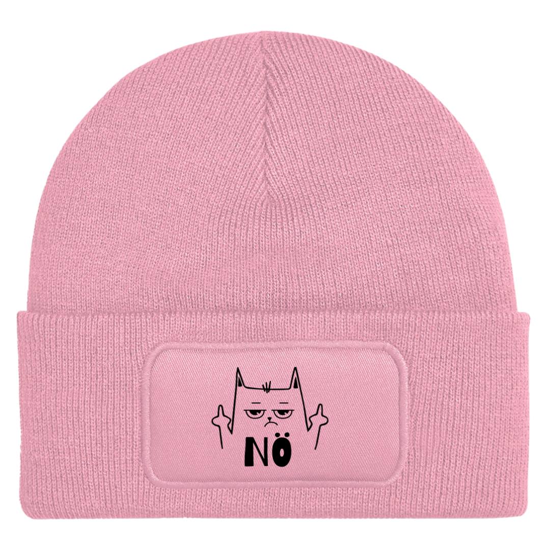 Bild: Beanie Mütze - Nö (Katze) Geschenkidee