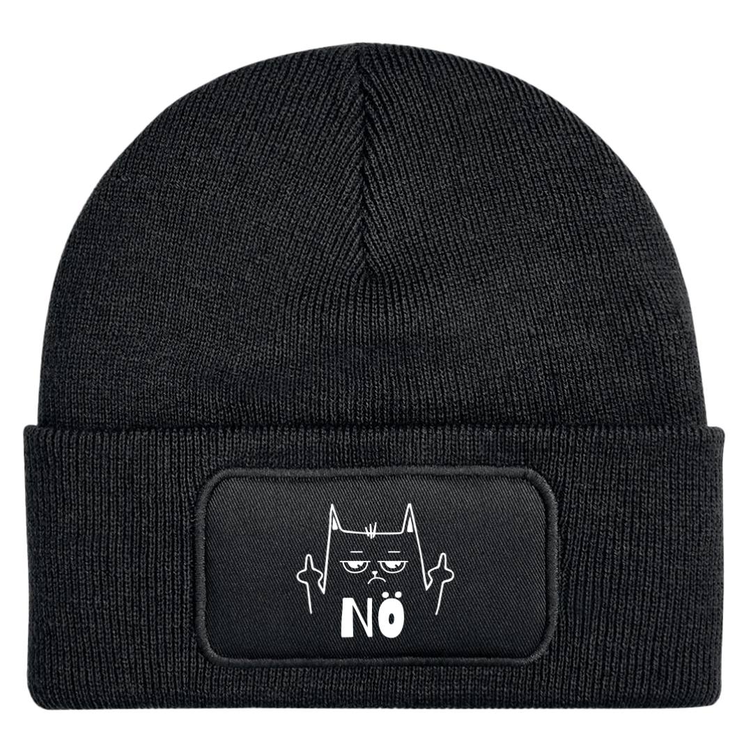 Bild: Beanie Mütze - Nö (Katze) Geschenkidee