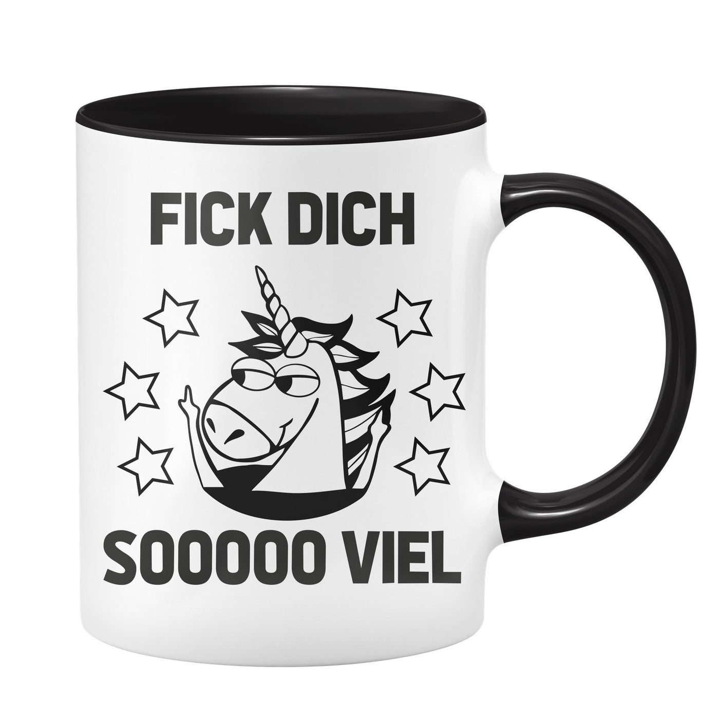 Bild: Einhorn Tasse - FICK Dich SOOO VIEL Geschenkidee