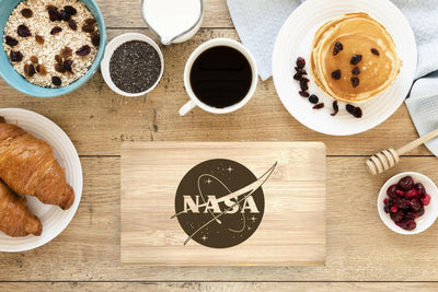 Bild: Frühstücksbrettchen - NASA Meatball Logo Geschenkidee