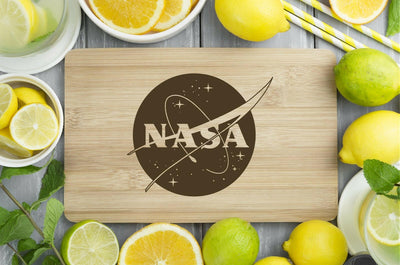 Bild: Frühstücksbrettchen - NASA Meatball Logo Geschenkidee