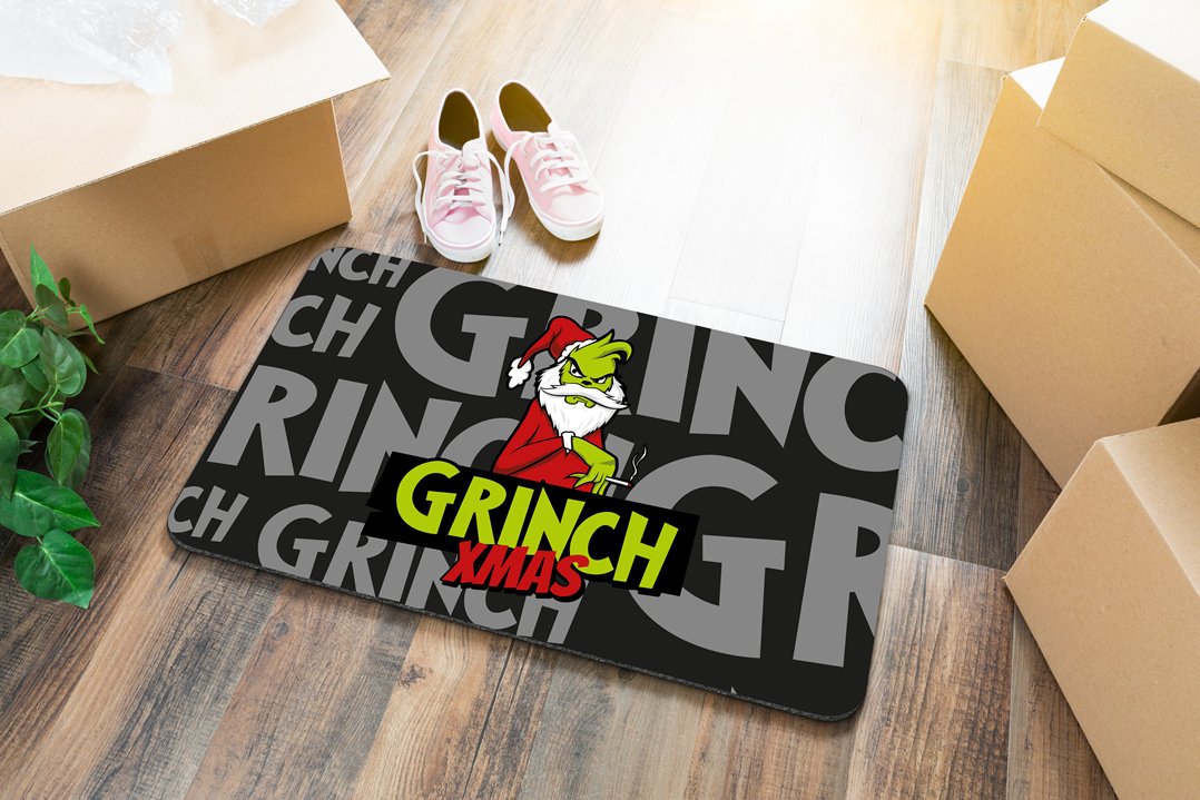 Bild: Fußmatte - Grinch Xmas - V2 Geschenkidee