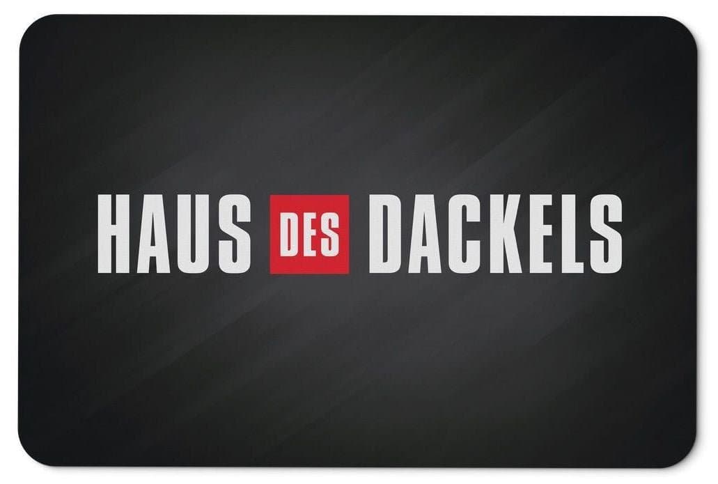 Bild: Fußmatte - Haus des Dackels Geschenkidee