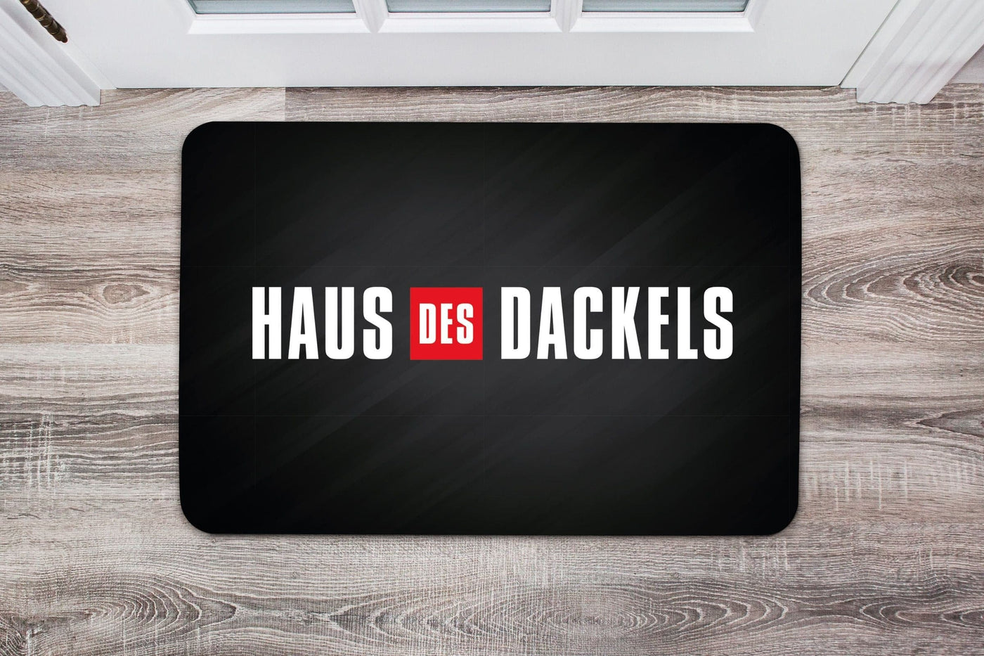 Bild: Fußmatte - Haus des Dackels Geschenkidee