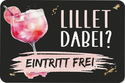 Bild: Fußmatte - Lillet dabei? Eintritt frei Geschenkidee