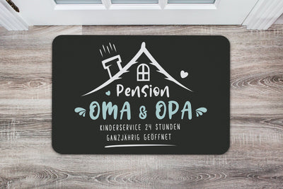 Bild: Fußmatte - Pension Oma & Opa Geschenkidee