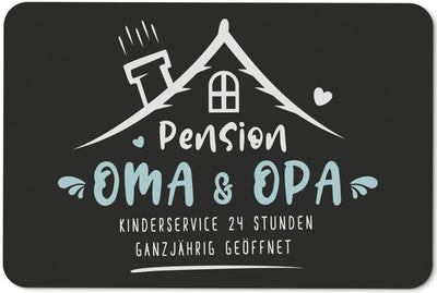 Bild: Fußmatte - Pension Oma & Opa Geschenkidee